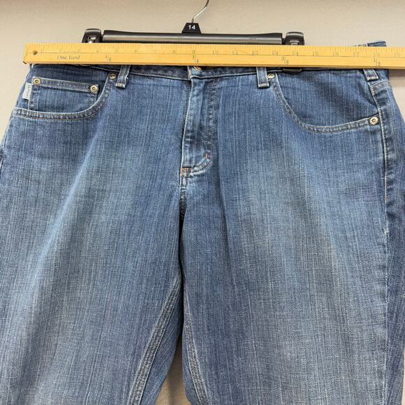 Carhartt Jeans Women's 14x30 Blue Curvy Fit Straight Leg Western Work Wear - Picture 9 of 13